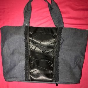 Victoria Secret Corset Jean bag.